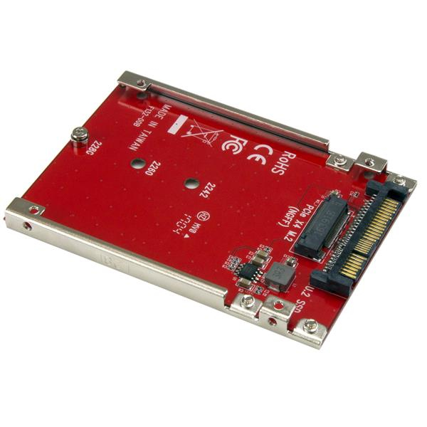 Tarjeta adaptador de SSD M.2 NVME A U.2 2.5" Startech. U2M2E125