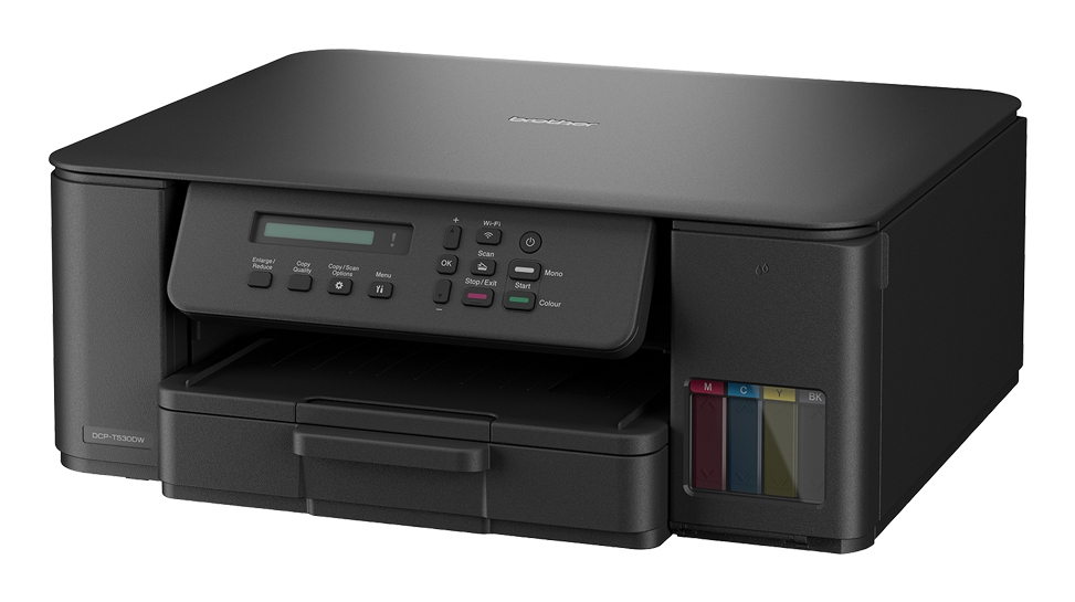 Impresora Multifuncional de Tinta Continua Brother DCPT530DW, Inalámbrica, Bandeja de Hojas superior,27 ppm,Tinta BTD100 - imagen 4