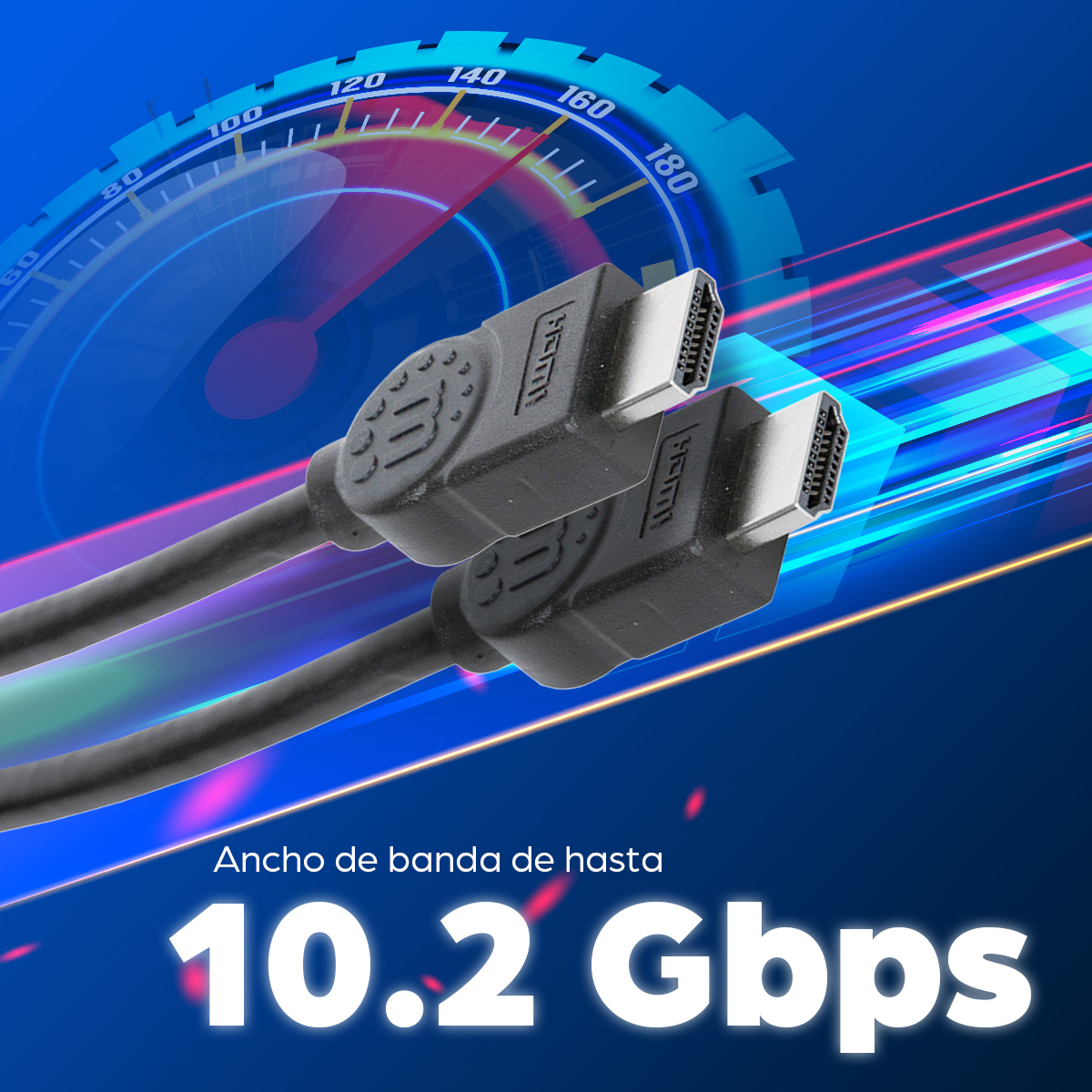 Cable de Video 7.5m HDMI a HDMI Manhattan 308441, Hasta 1080p 60Hz, Color Negro - imagen 4