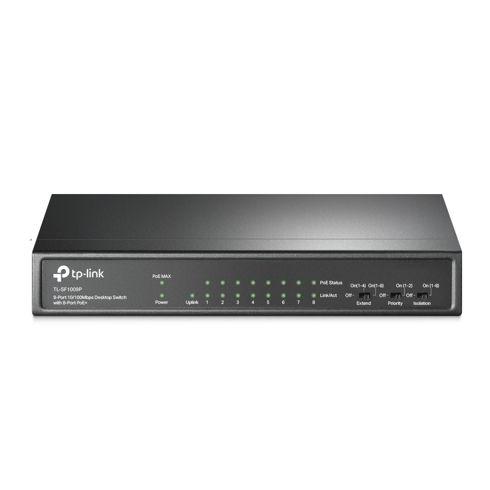 Switch 9-puertos Tplink TL-SF1009P 8 PORT +POE 65W - imagen 3
