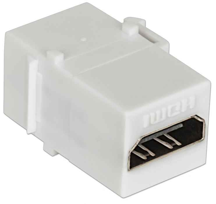 Inserto HDMI Intellinet 771351, Hembra-Hembra, Color Blanco, Soporta 4K - imagen 4
