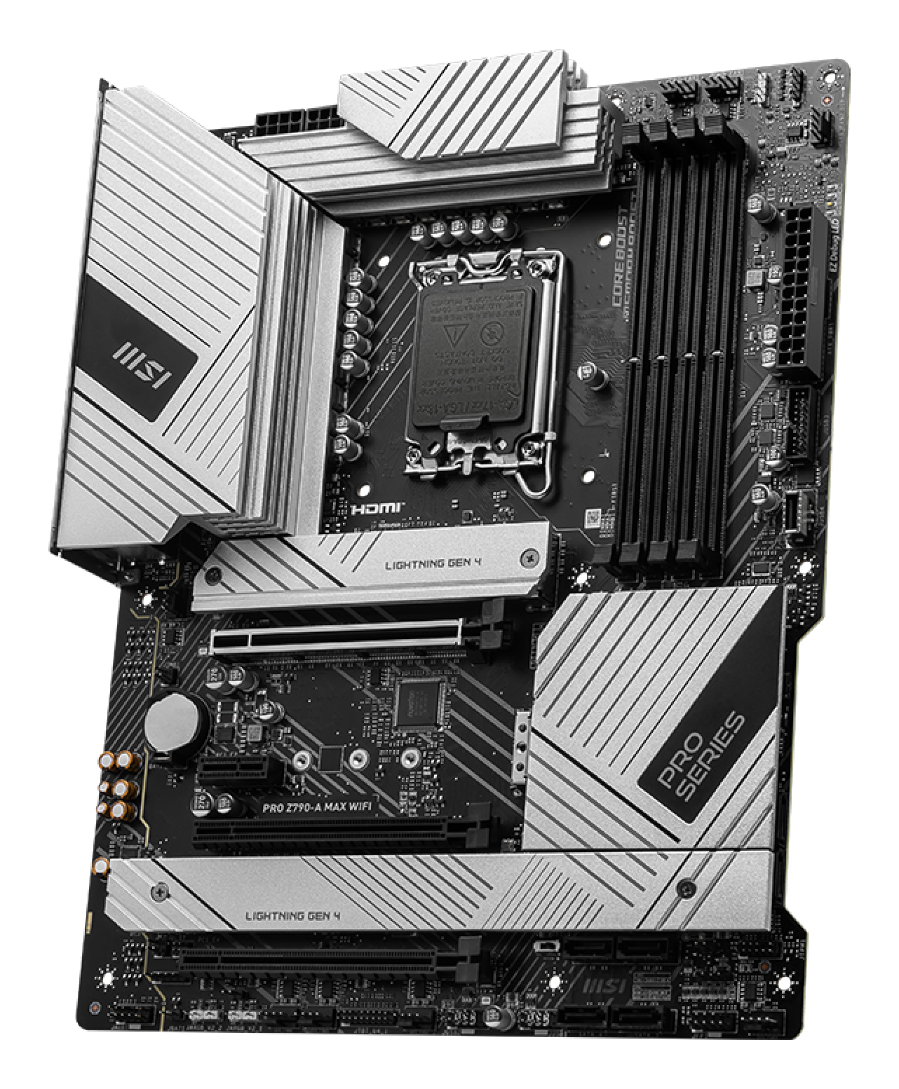 MotherBoard LGA1700 ATX MSI PRO Z790-A MAX WIFI, 256GB RAM DDR5 Max, 4 M.2 PCIE 4, Wi-Fi 7 + BT 5.4