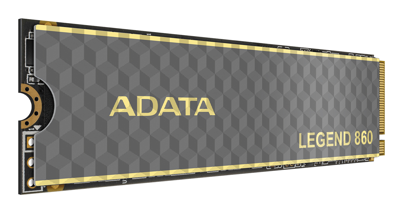 SSD M.2 NVMe PCIe 4 1000GB Adata Legend 860, Lectura 6000MB/s Escritura 4000MB/s. SLEG-860-1000GCS