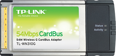 Tarjeta ExpressCard TP-Link TL-WN310G, Inalámbrico, 54 Mbit/s