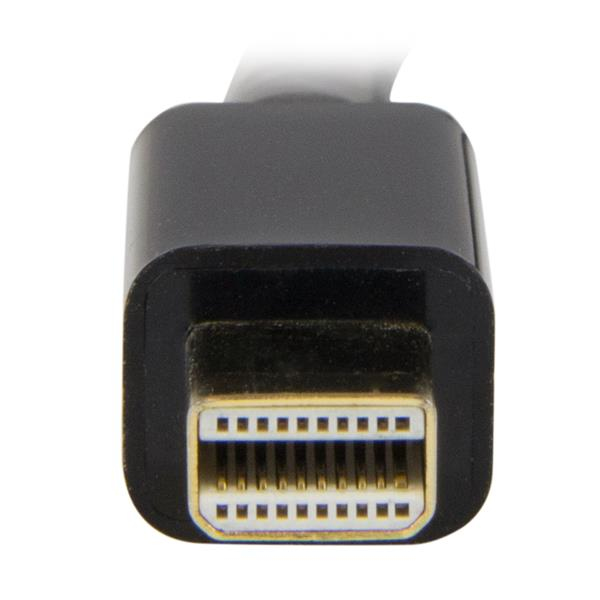 Cable Adaptador de Video 1m Mini DisplayPort a HDMI Startech MDP2HDMM1MB, 4K 30Hz, Color Negro - imagen 3