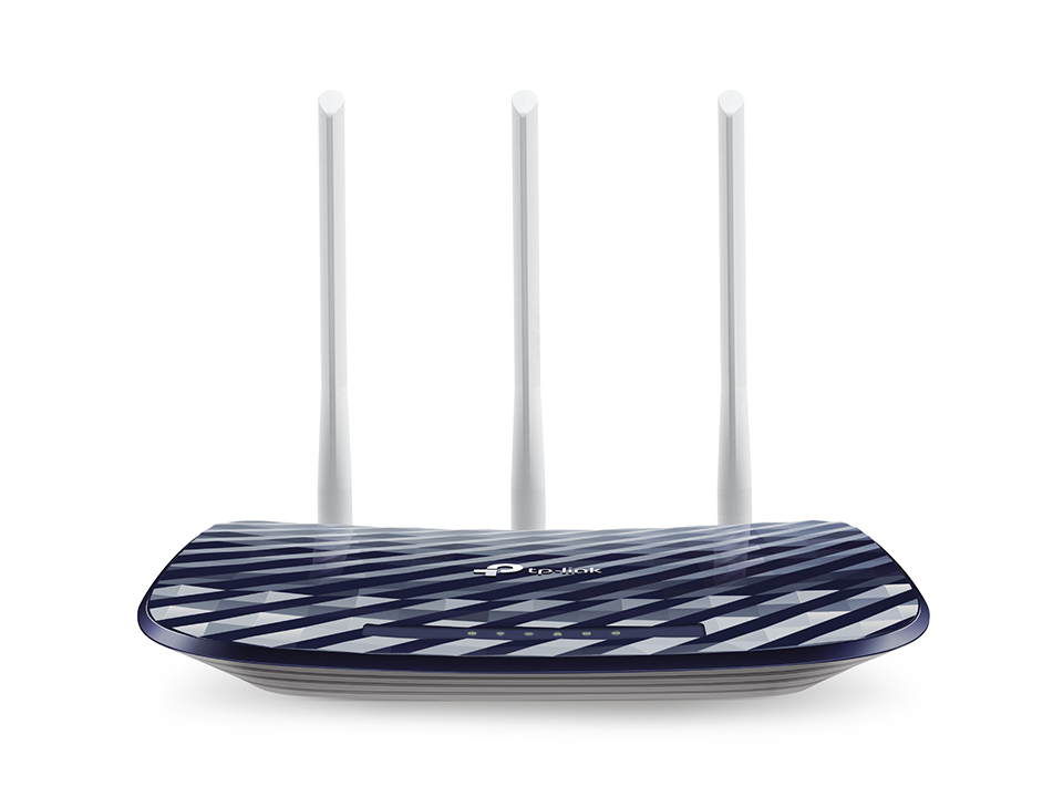 Router TP-Link Fast Ethernet de Banda Dual ARCHER C20 WISP, Inalámbrico, 433Mbit/s, 5x RJ-45, 2.4/5GHz, con 3 Antenas Ex - imagen 1