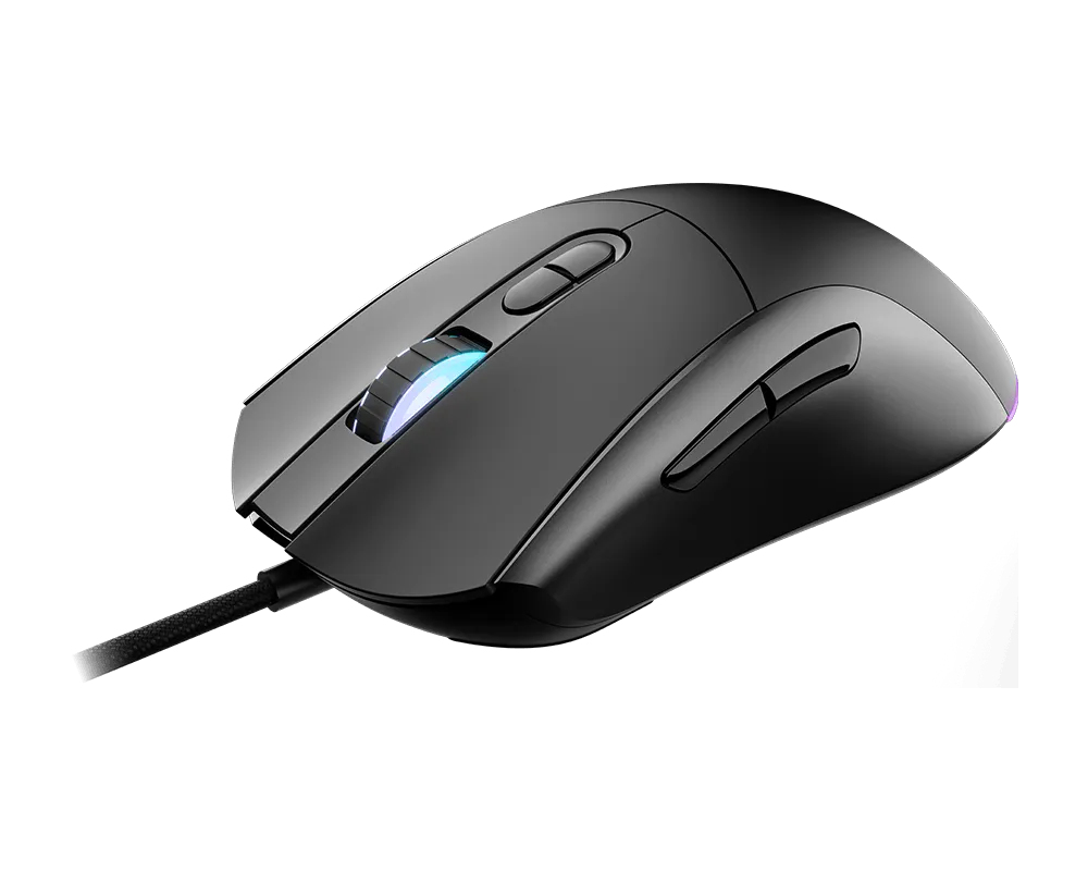 Mouse Alámbrico MSI Forge GM320, 12,800dpi, 7 Botones, RGB, Color Negro. FORGE GM320 - imagen 3