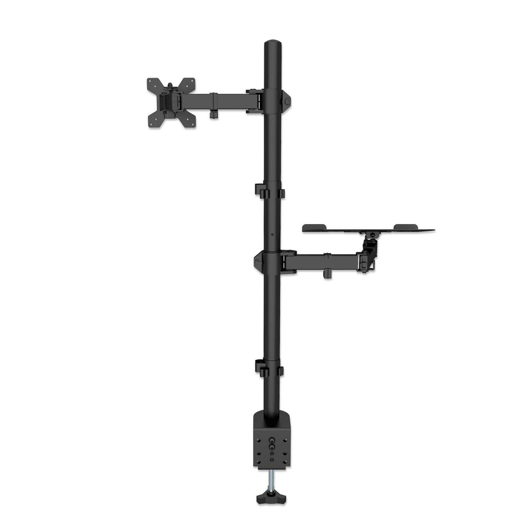 Soporte Articulado de escritorio para Monitor y Laptop, Manhattan 462136, de 13" a 32", hasta 8kg, VESA 100x100 Max - imagen 4