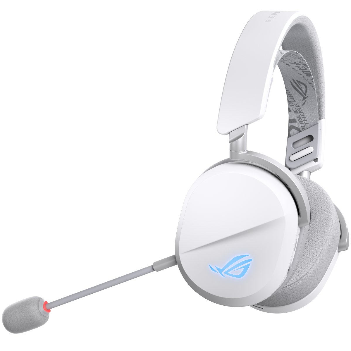 Diadema Inalámbrica RF + Bluetooth ASUS ROG Pelta, Micrófono Removible, RGB, Hasta 70Hrs de Batería, Color Blanco - imagen 1