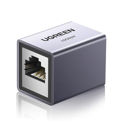 Cople Extensor RJ45 10 Gigabit Ugreen 15117, Compatibilidad hasta Cat8, Blindado, Hasta 100m