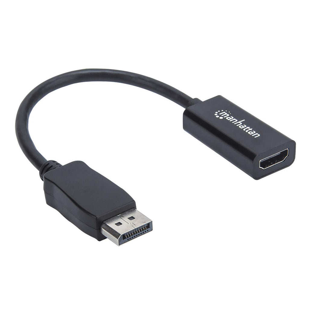 Cable Adaptador de Video 0.15m DisplayPort a HDMI Manhattan 151634, 1080p 60Hz, Color Negro - imagen 2