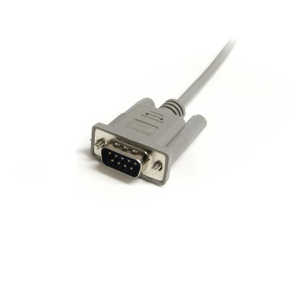 Cable Serial DB-9 Macho - DB-9 Hembra, 90cm, Gris, StarTech.com MXT1003 - imagen 3