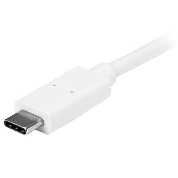 Hub USB-C Startech HB30C3APDW, 3x USB-A 3.0, 1x USB-C 3.1. Plástico, Color Blanco - imagen 3