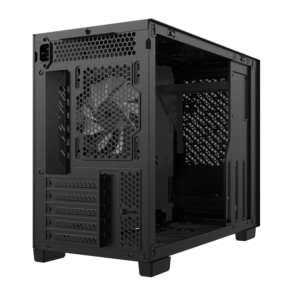 Gabinete Micro-ATX XPG VALOR AIR NANO, Incluye 1 Fan 120mm, Radiador 360mm Max, Color Negro - imagen 4