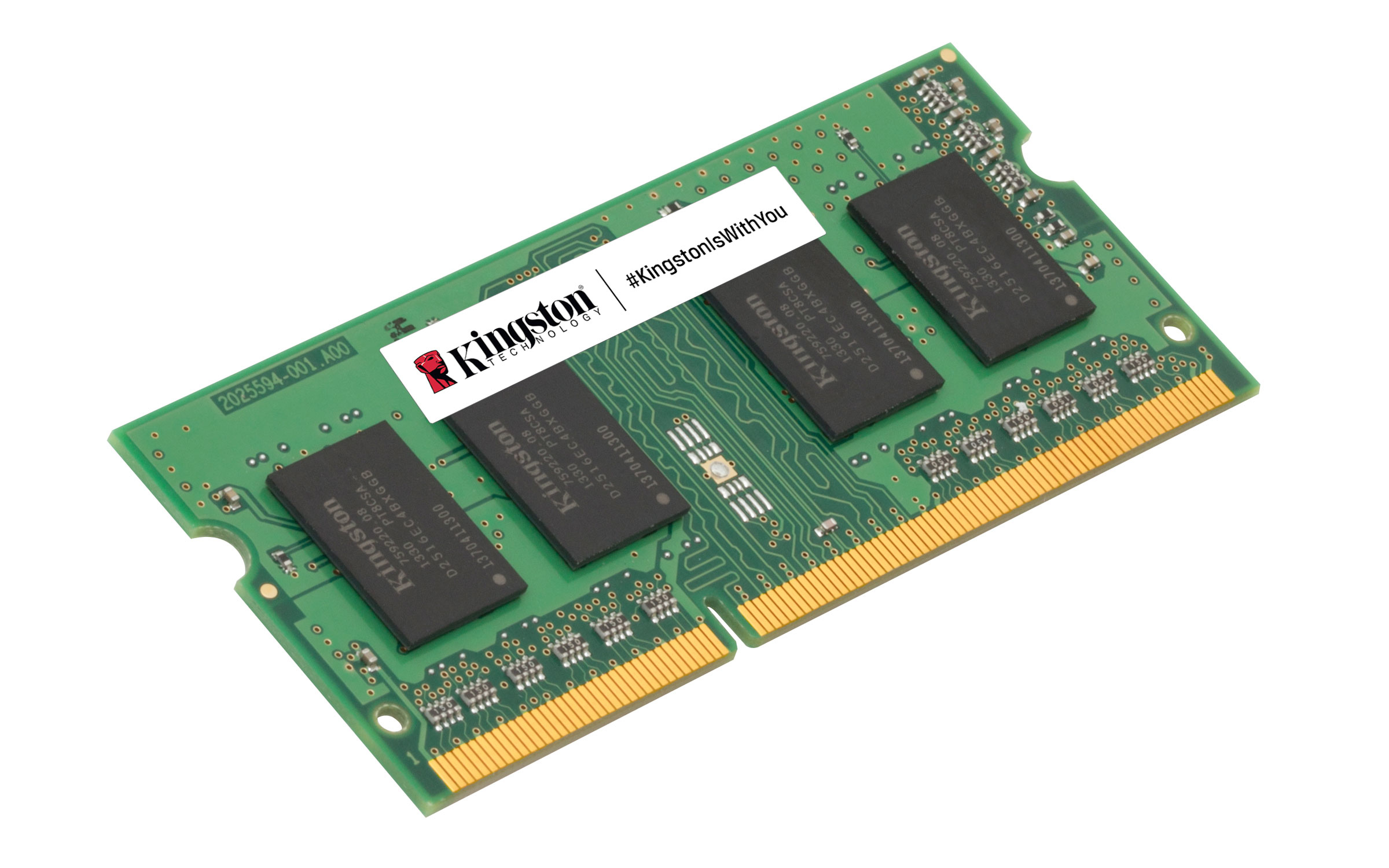 Memoria RAM DDR3L SO-DIMM 4GB 1600MHz CL11, Kingston, Color Verde. KVR16LS11D6A/4WP - imagen 2