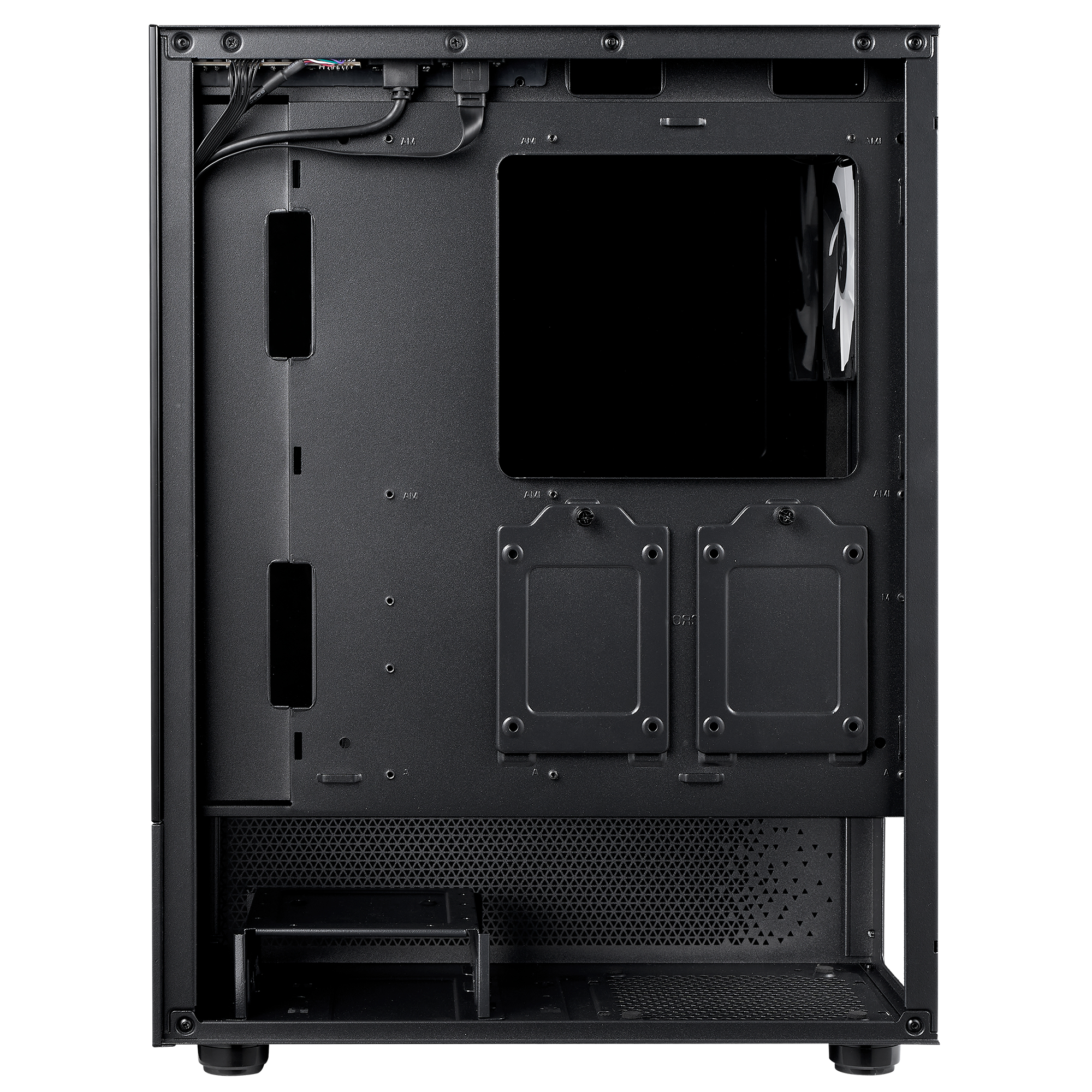 Gabinete Micro-ATX XPG Invader X Mini, Cristal Templado, Incluye 5 Fans ARGB, Sin Fuente, Color Negro - imagen 5