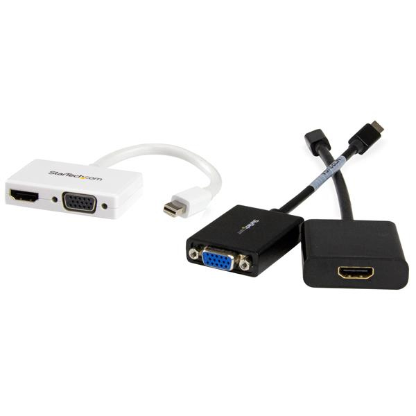 Convertidor de Video Mini DisplayPort a HDMI + VGA Startech MDP2HDVGAW, Hasta 1920x1200, Color Blanco - imagen 4