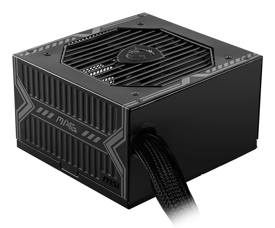 Fuente de Poder 550W 80+Bronce MSI MAG A550BN. 1x 24pin, 1x 8pin CPU, 2x 8pin PCIE, Color Negro