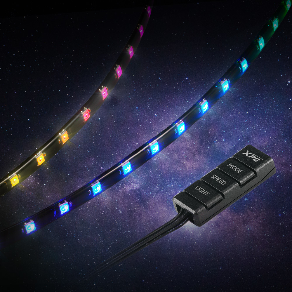 Par de Tiras LED ARGB XPG Prime, 60cm cada una - imagen 2