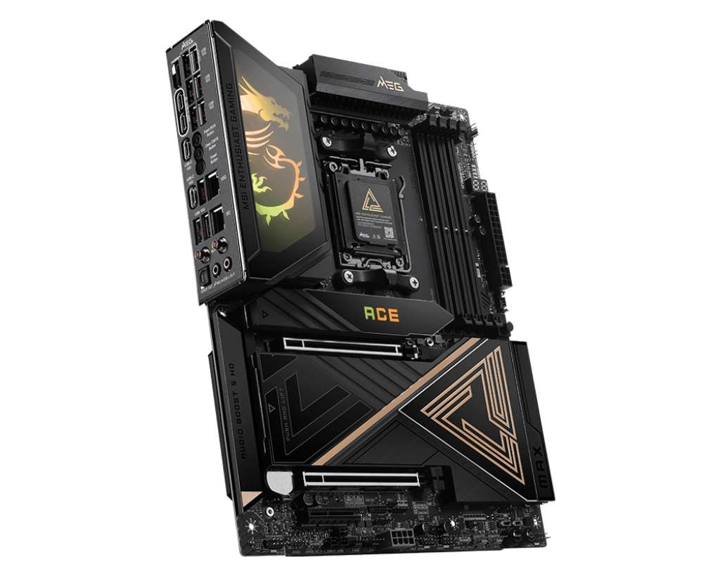 Motherboard AM5 ATX MSI MEG X870E ACE MAX, 256GB RAM DDR5 Max, 2 M.2 PCIe 5 + 3 M.2 PCIe 4, Wi-Fi 7 + BT 5.4 - imagen 4