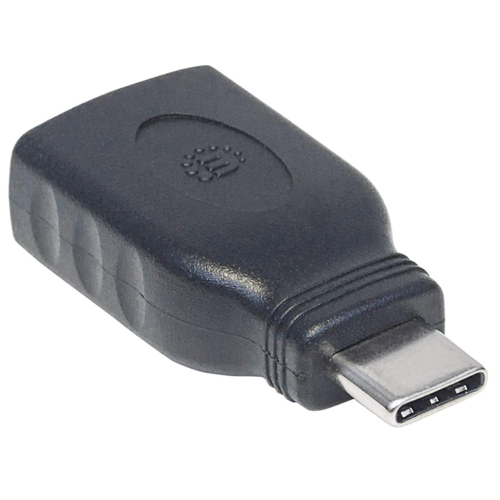 Adaptador USB-C 3.2 Gen 1 Macho a USB-A Hembra Manhattan 354646, 5Gbps, Hasta 3A, Color Negro - imagen 2