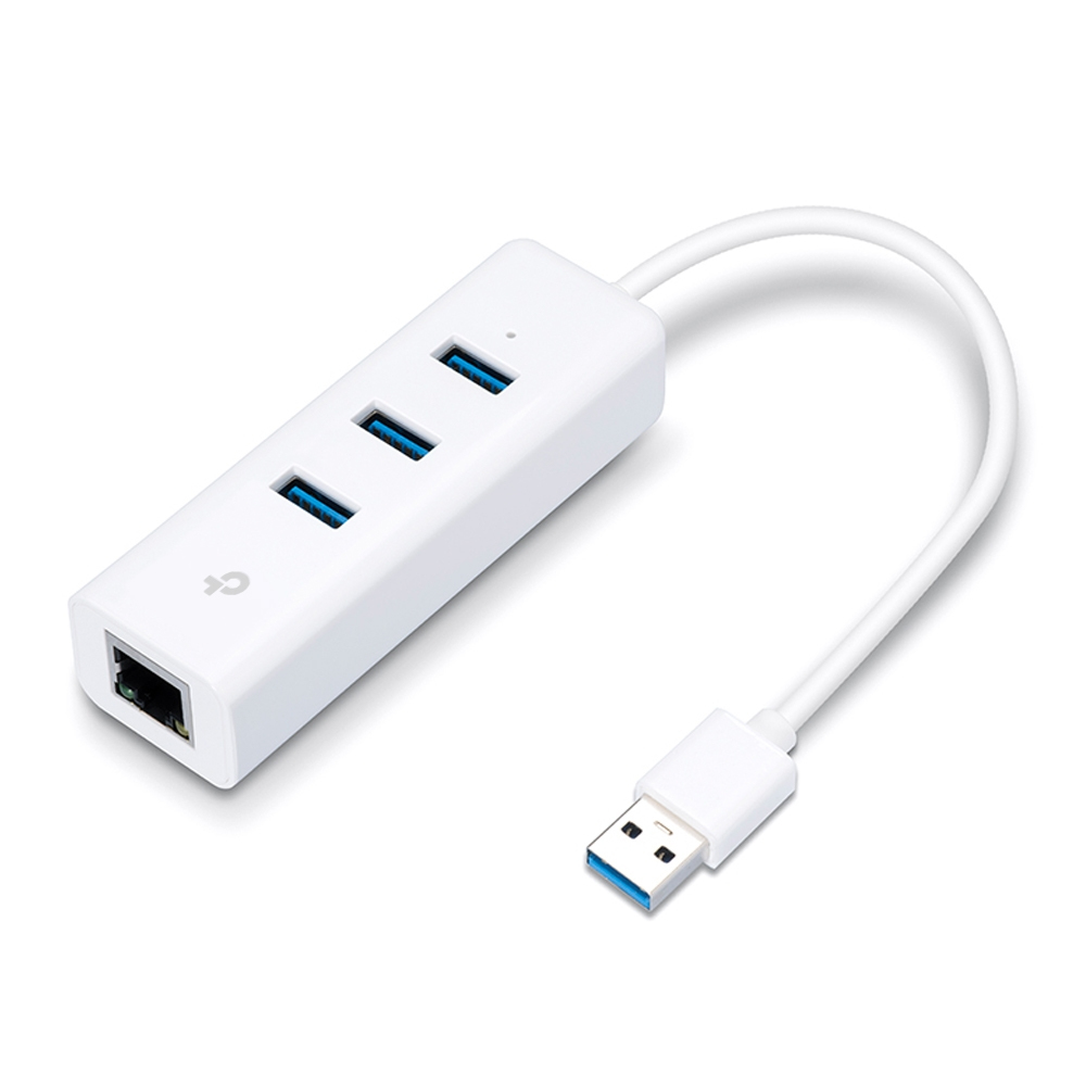 Adaptador Ethernet Gigabit de USB-A a RJ45 TP-Link UE330, Hub USB 3.0 de 3 Puertos - imagen 2