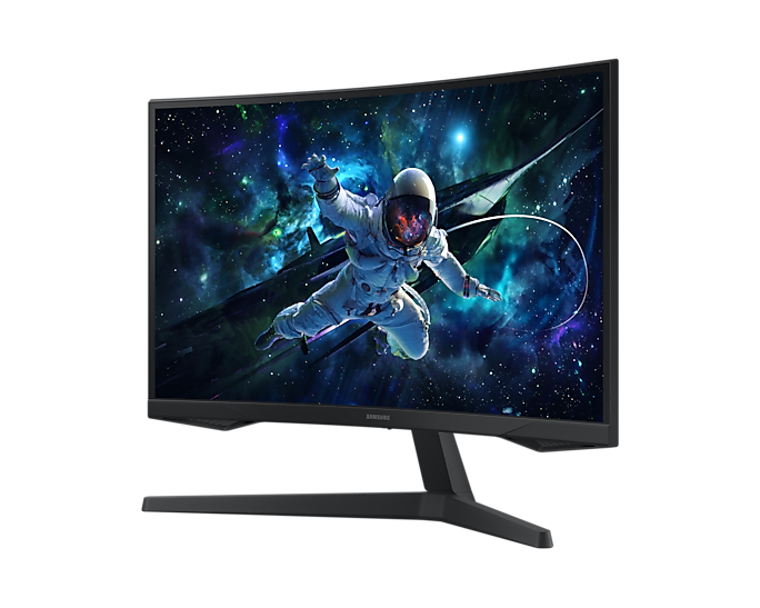 Monitor Curvo 27" 2560x1440 165Hz 1ms, Samsung Odyssey G5, Panel VA, Freesync, 1 DisplayPort + 1 HDMI, VESA 75mm, Negro - imagen 3