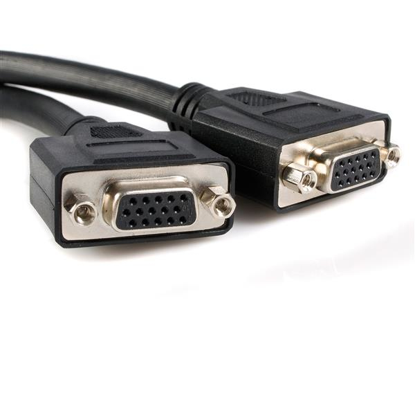 Cable Adaptador de Video 20cm DMS-59 a 2x VGA Startech DMSVGAVGA1, Color Negro - imagen 3