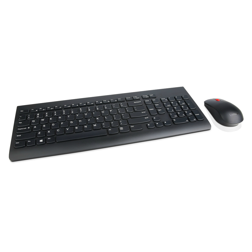 Kit de Teclado y Mouse Lenovo 4X30M39458, RF Inalámbrico, USB, Negro (Inglés) - imagen 1
