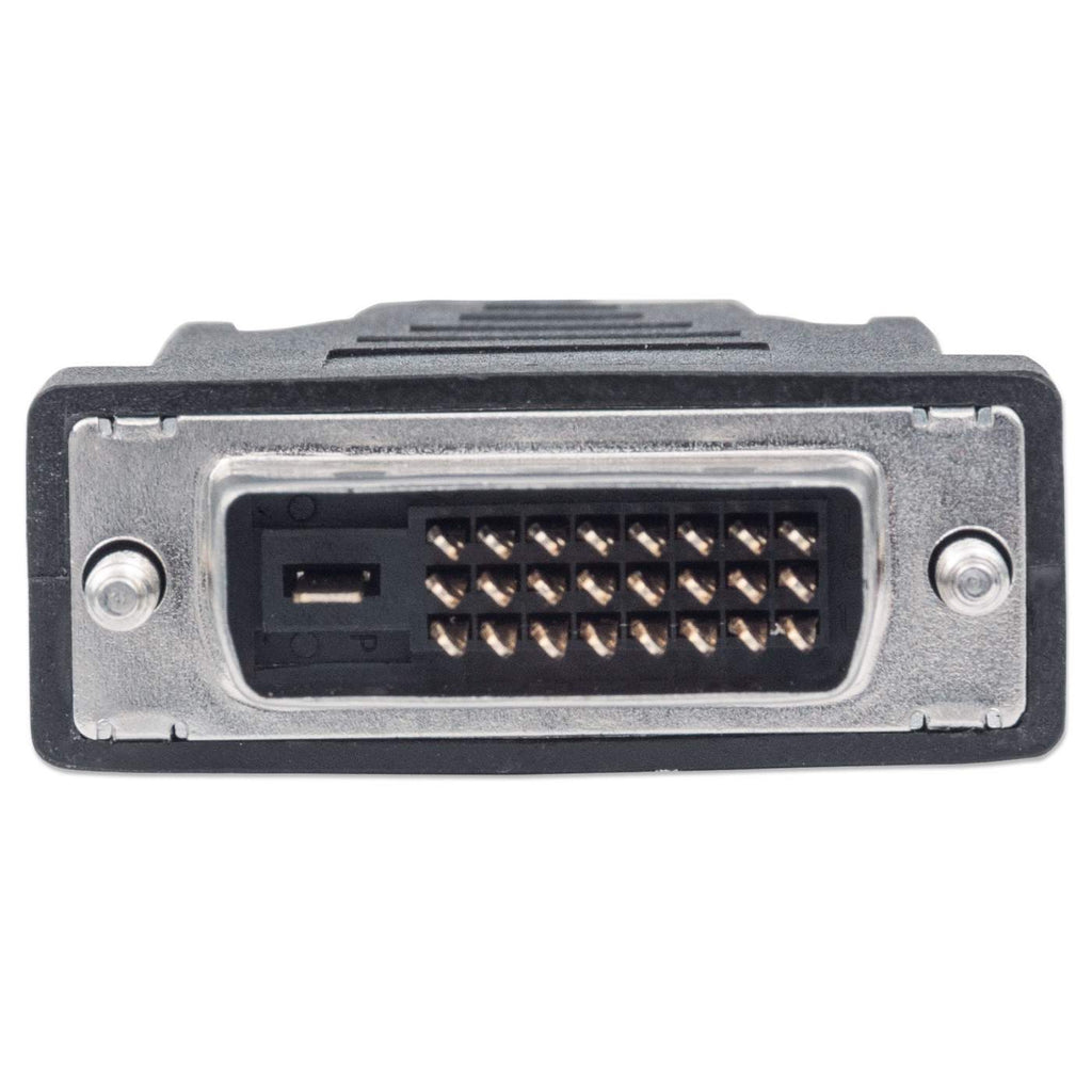 Cable Adaptador de Video 1.8m HDMI a DVI-D (24+1) Manhattan 372503, Hasta 1080p 60Hz, Color Negro - imagen 4