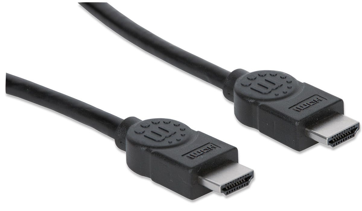 Cable de Video 5m HDMI a HDMI Manhattan 306133, Hasta 4K 30Hz, Color Negro - imagen 2
