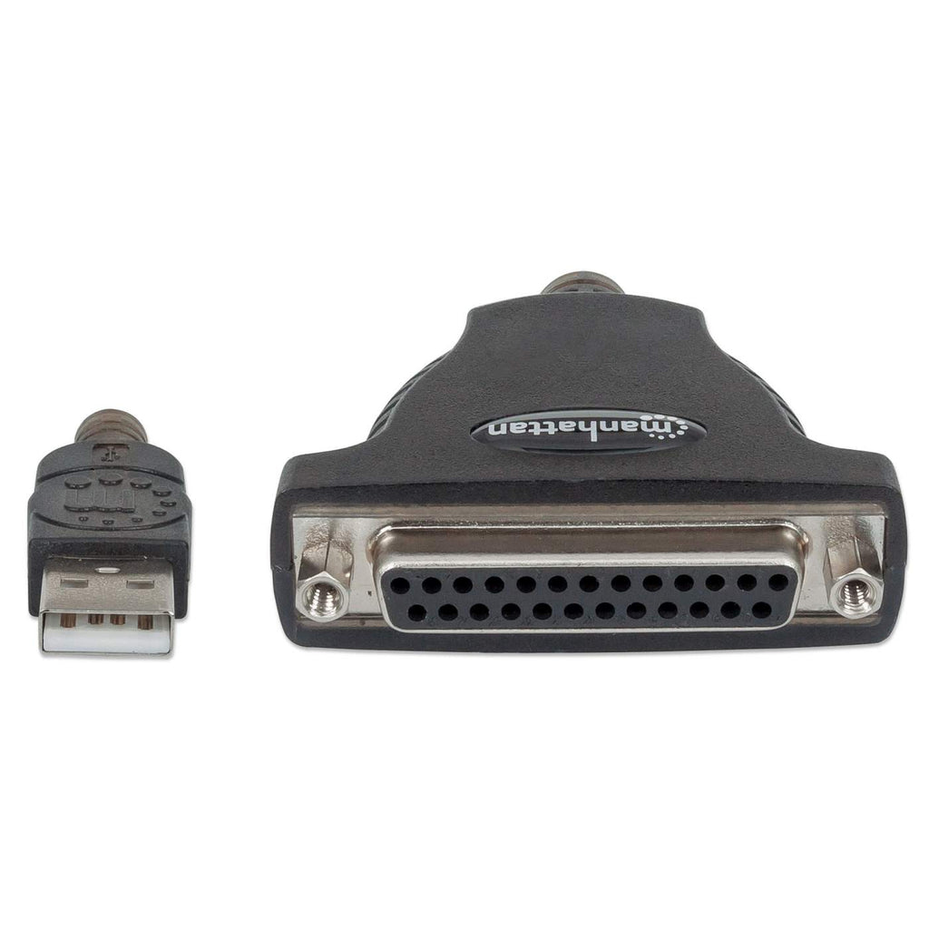 Convertidor USB a Paralelo DB25 Manhattan 336581, USB-A Macho a DB25 Hembra, 1.8m, Color Plata - imagen 3