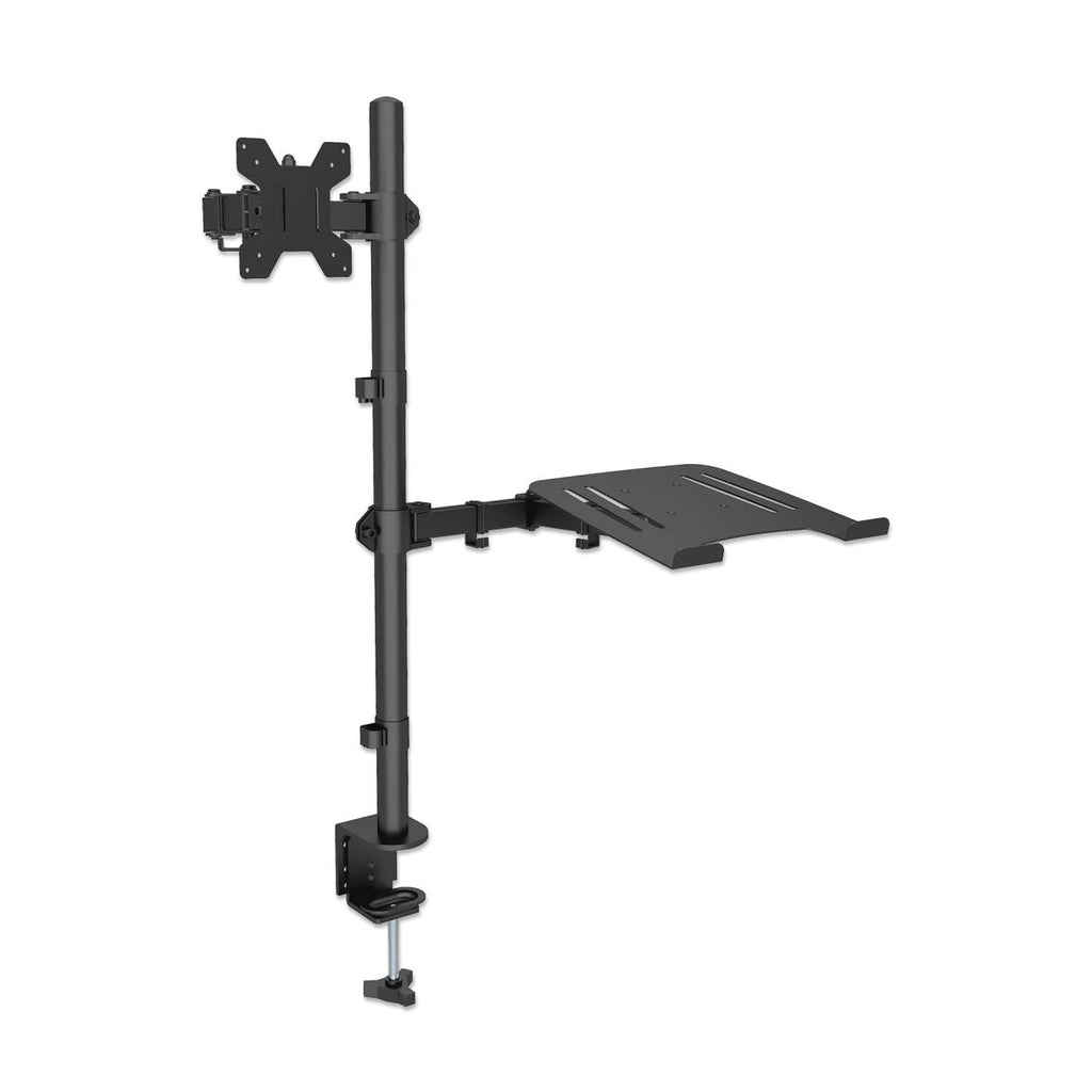 Soporte Articulado de escritorio para Monitor y Laptop, Manhattan 462136, de 13" a 32", hasta 8kg, VESA 100x100 Max - imagen 2