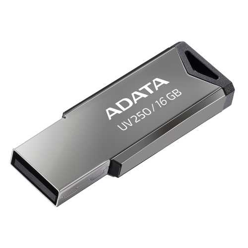 Memoria USB-A 16GB Adata UV250, USB 2.0, Metálica, Color Plata - imagen 2