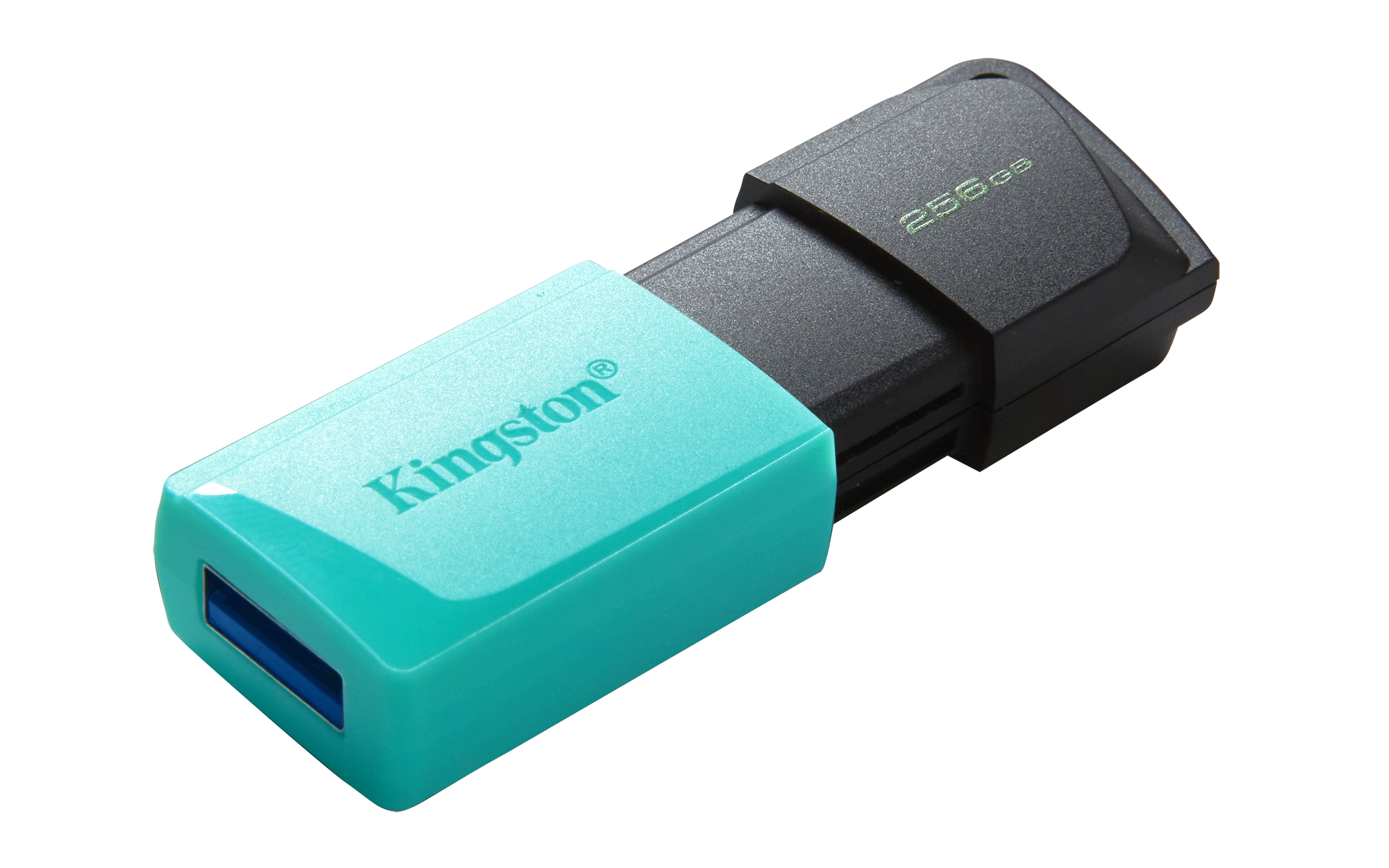 Memoria USB-A 256GB Kingston DataTraveler Exodia M, USB 3.2 Gen 1, Color Azul/Negro - imagen 4