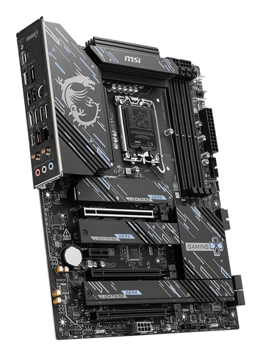 MotherBoard LGA1851 ATX MSI Z890 GAMING PLUS WIFI, 256GB RAM DDR5 Max, 1 M.2 PCIE 5 + 3 M.2 PCIE4, Wi-Fi 7 + BT 5.4 - imagen 4