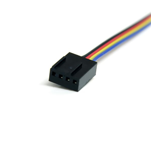 Cable de Poder Molex (4-pin) Macho - Molex (4-pin) Macho, 30cm, Multicolor FAN4EXT12 StarTech.com - imagen 3