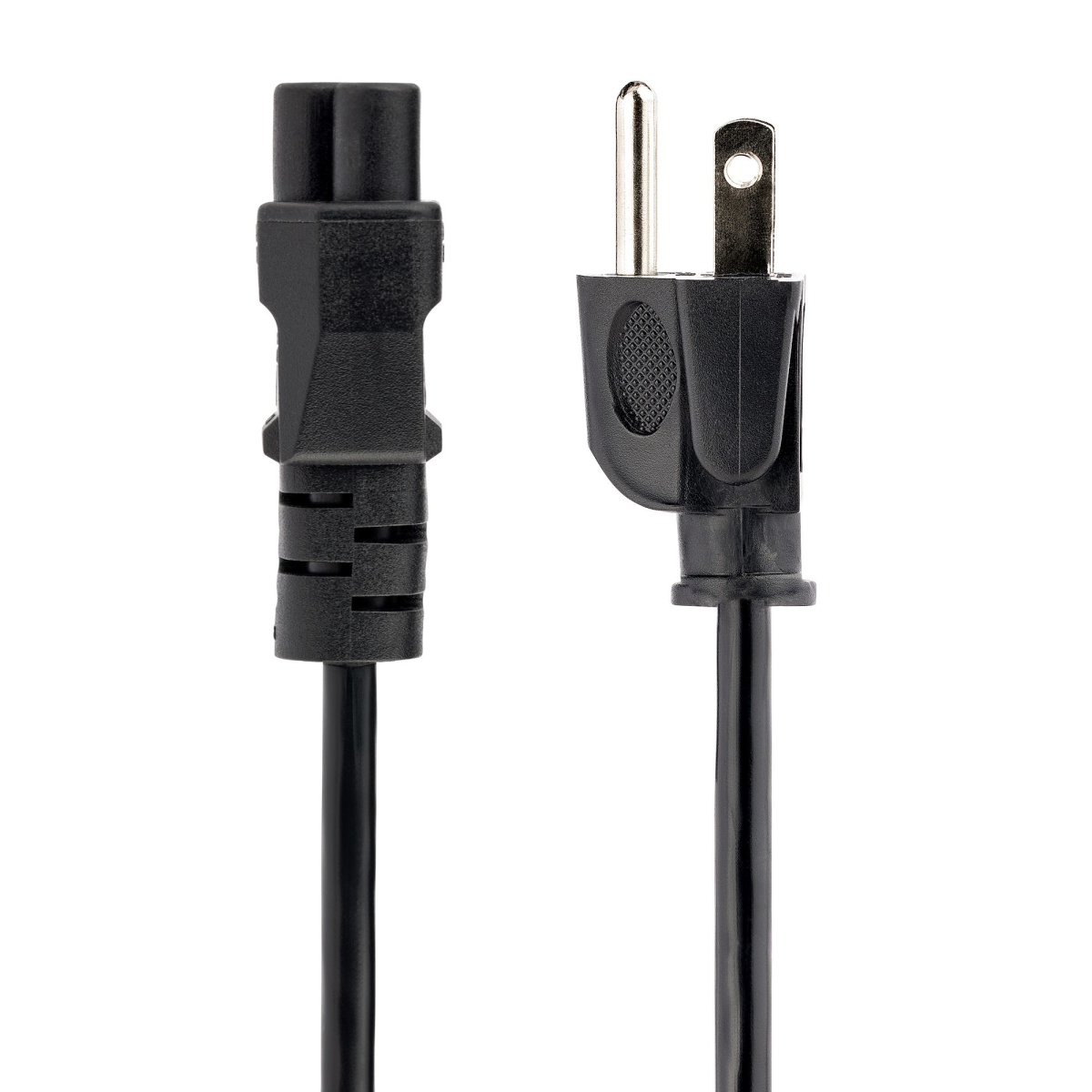Cable de Corriente para Laptop, NEMA 5-15P a C5 (Clover Leaf), 1.8m (6 pies), 18AWG, Negro, StarTech.com PXT101NB3S - imagen 2