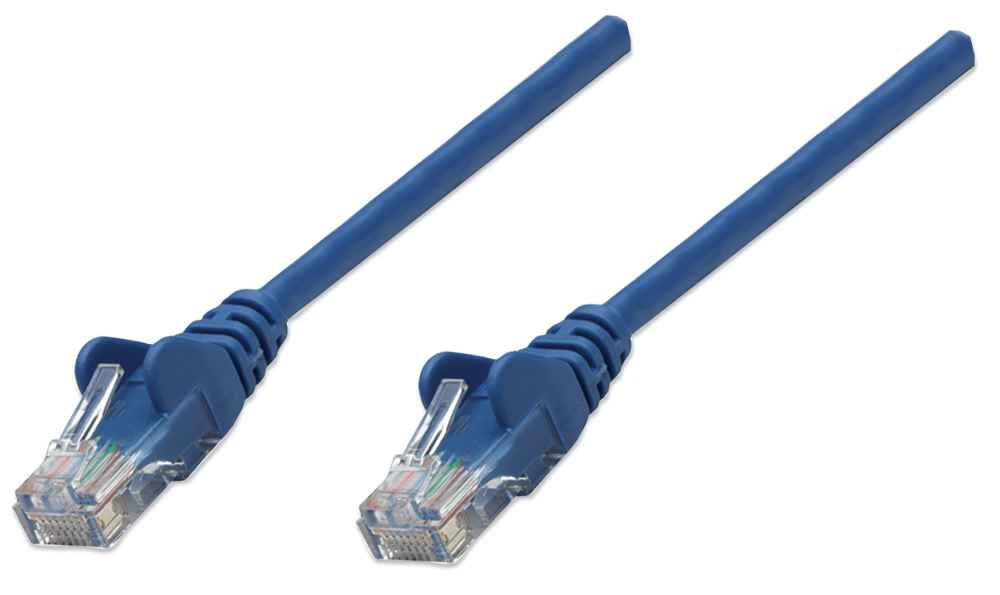 Patch Cord Cat6 50cm Intellinet 342568, Hasta 1000Mbps, Color Azul