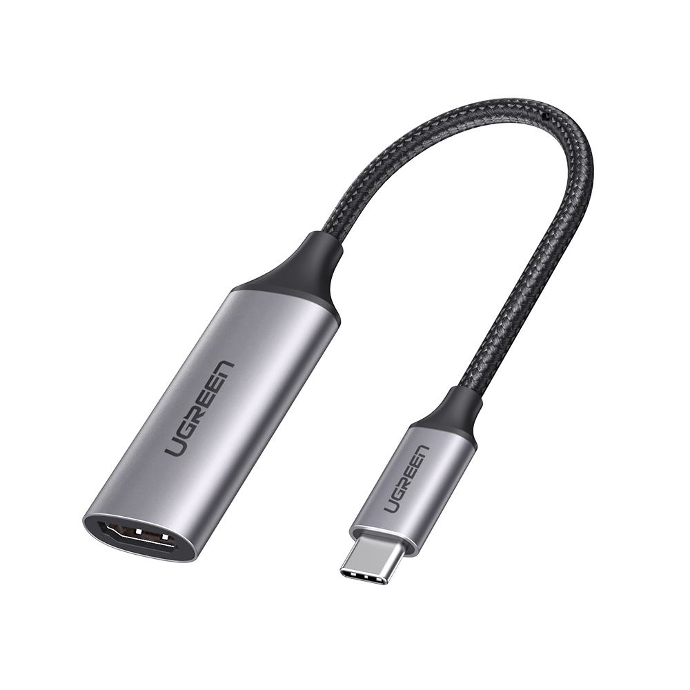 Convertidor de Video USB-C a HDMI 2.0 Ugreen 70444, 4K 60Hz, Color Gris - imagen 1