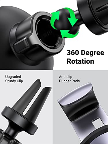 Soporte de Celular para Automóvil en Rendija de Ventilación Ugreen 50564, Compatibilidad con dispositivos de 4'' a 7''