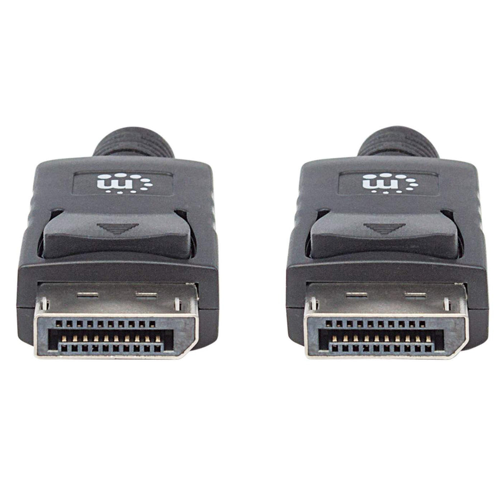 Cable de Video 1m DisplayPort a DisplayPort 1.2 Manhattan 306935, 4K 60Hz, Color Negro - imagen 3