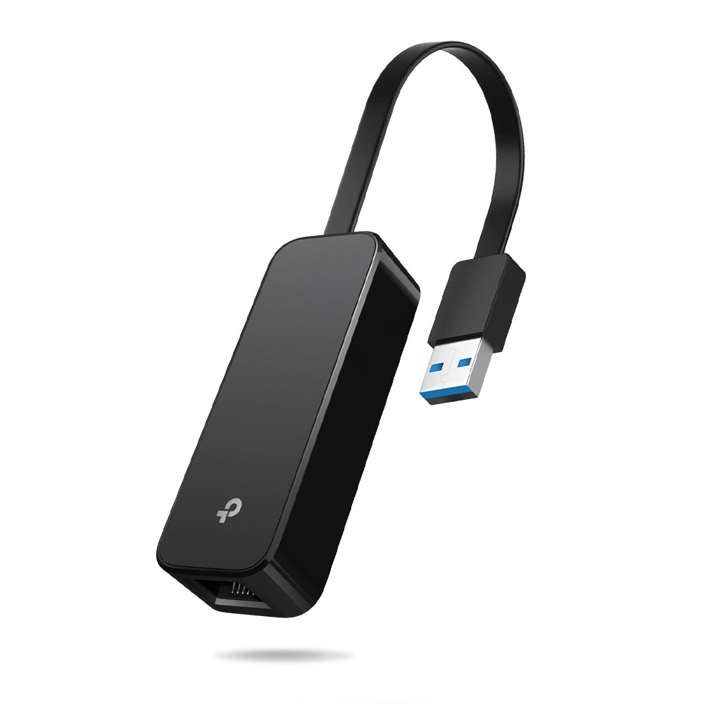 Adaptador Ethernet Gigabit de USB-A a RJ45 Tp-Link UE306, Plegable, Color Negro