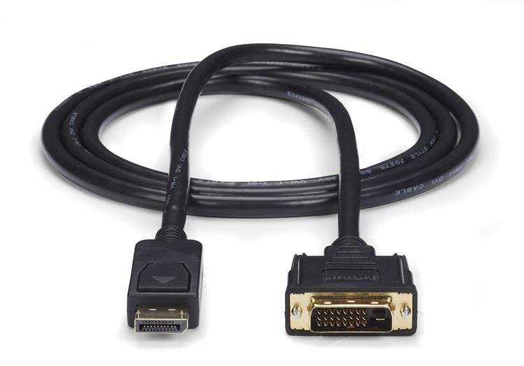Adaptador de Video DisplayPort a DVI-D (24+1) 1.8m Startech, Hasta 4K 30Hz. DP2DVI2MM6 - imagen 2