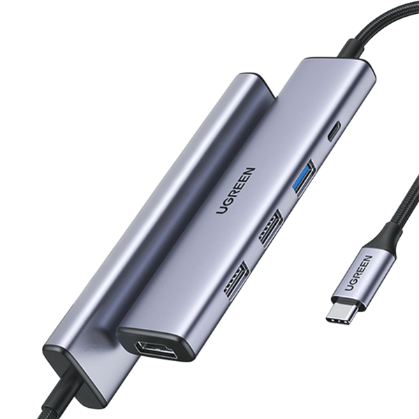 HUB Ugreen USB-C - usb 2.0, usb 3.0, HDMI, USB C, 15495 - imagen 1