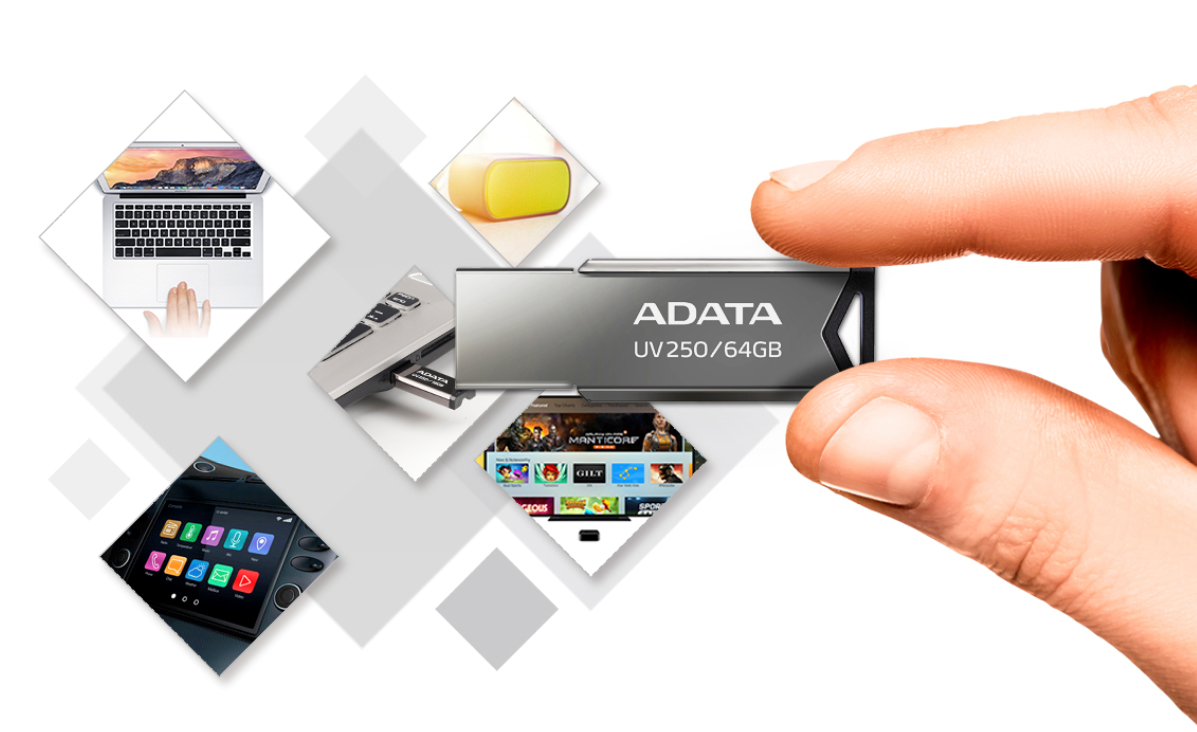 Memoria USB-A 32GB Adata UV250, USB 2.0, Metálica, Color Plata - imagen 4