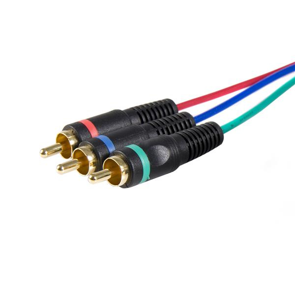 Cable Adaptador de Video 0.91m VGA a Componente RCA Startech HD15CPNTMM3 - imagen 2