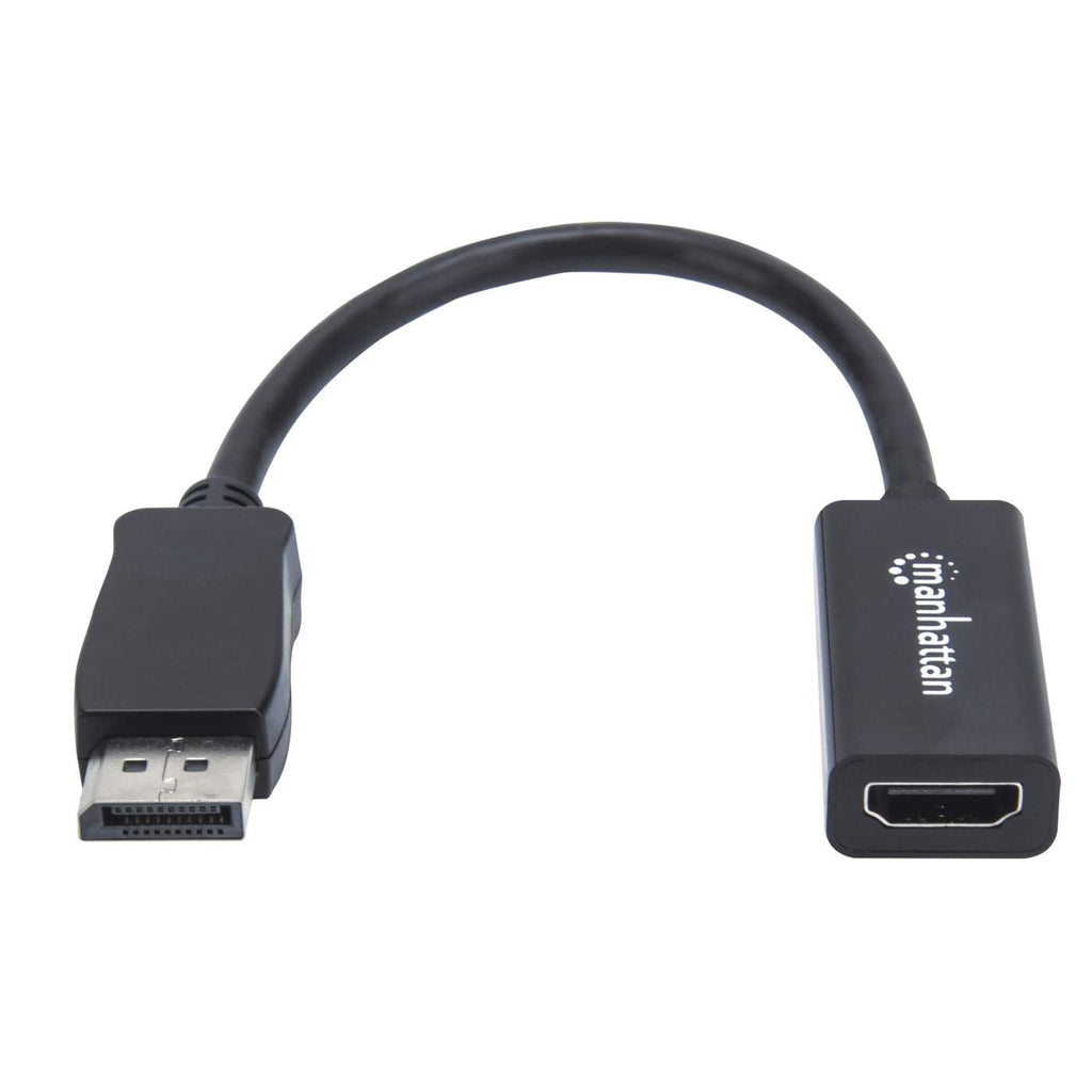 Cable Adaptador de Video 0.15m DisplayPort a HDMI Manhattan 151634, 1080p 60Hz, Color Negro - imagen 3