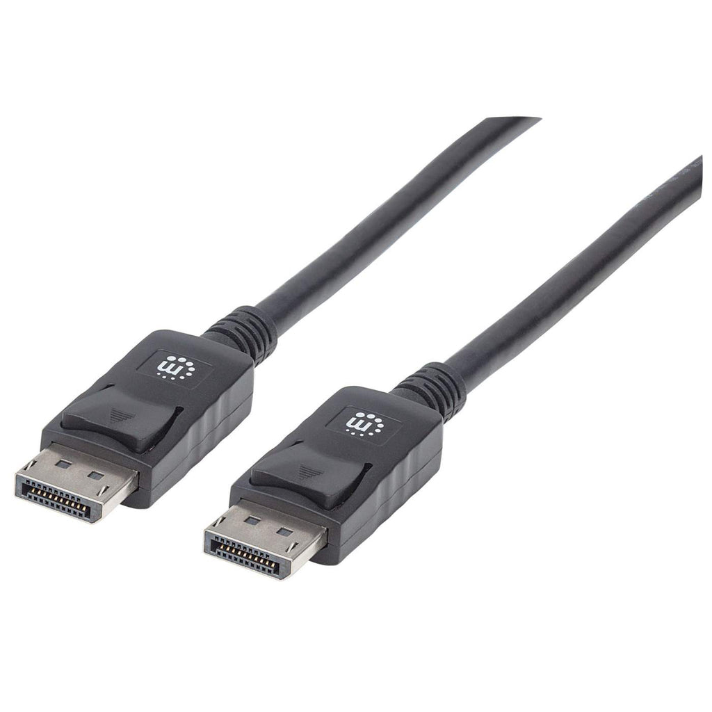 Cable de Video 1m DisplayPort a DisplayPort 1.2 Manhattan 306935, 4K 60Hz, Color Negro - imagen 1