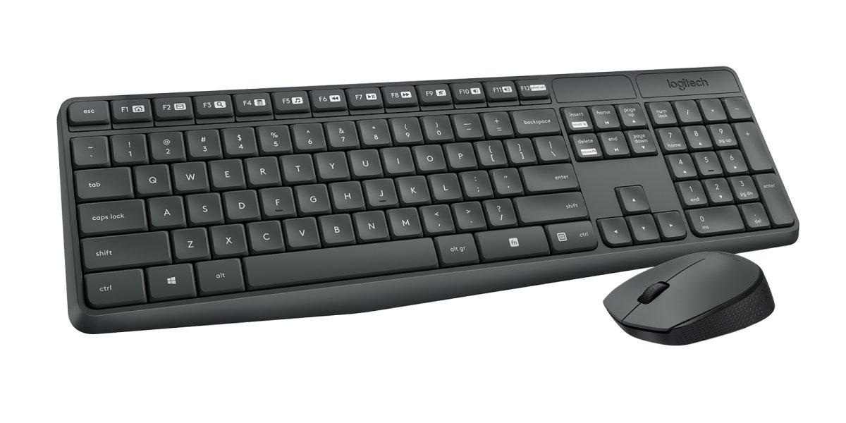 Kit de Teclado y Mouse Inalámbrico Logitech MK235, RF, Color Negro, Español  920-007901 - imagen 5